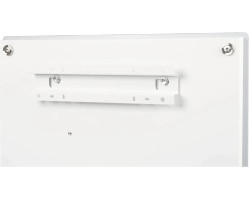 Detaljvy av ett fäste för väggmontering