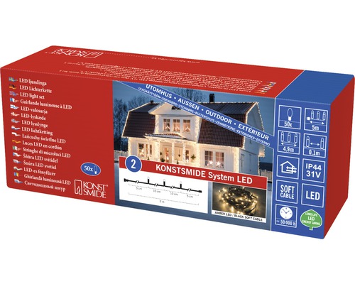 Konstsmide System LED ljusslinga förpackning för utomhusbruk