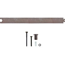 Skjutdörrskena INTERSTEEL förängning antik 45cm