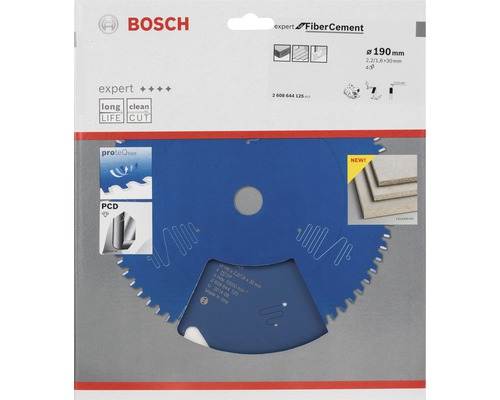 Bosch Expert FiberCement sågklinga, 190 millimeter diameter