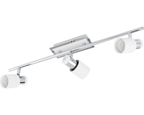 Taklampa med tre LED-spotlights
