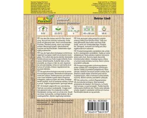 Förpackning tomatfrön Bolstar Gimli