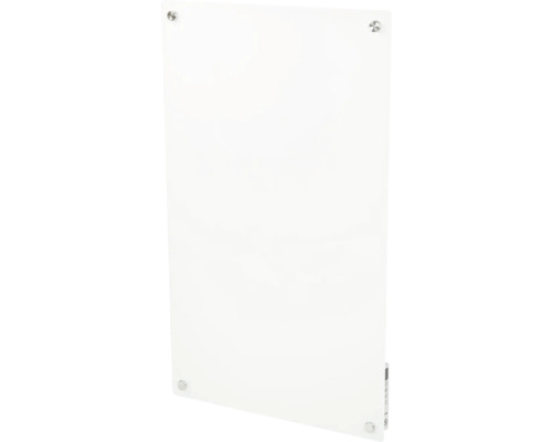 Infraröd värmepanel EUROM Mon Soleil Verre vit glas 100x60 cm 450W med WiFi Vit glasvärmare med monteringselement