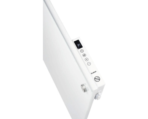 Elektrisk radiator med digital styrning för rumsuppvärmning