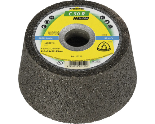 Koppslip KLINGSPOR C 30 R Supra Ø 110x22,23mm Koppslip KLINGSPOR C 30 R Supra Ø 110x22,23mm