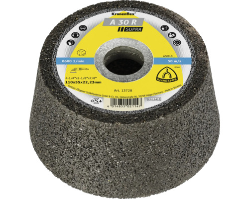 Koppslip KLINGSPOR A 30 R Supra Ø 110x22,23mm Koppslip KLINGSPOR A 30 R Supra Ø 110x22,23mm