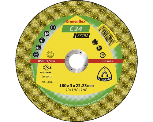 Kapskiva KLINGSPOR C 24 Extra Ø 115x22,23mm-0