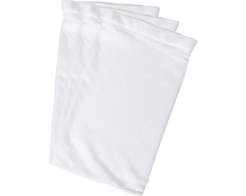 Tre vita tygpåsar