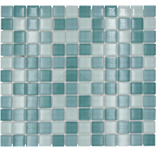 Mosaik glas XCM 8114 30,2x32,7 cm grön