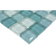 Mosaik glas XCM 8114 30,2x32,7 cm grön