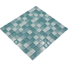 Mosaik glas XCM 8114 30,2x32,7 cm grön