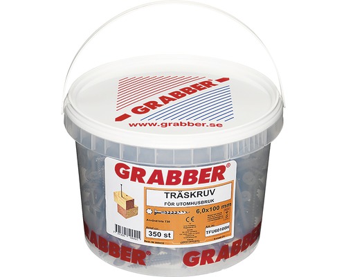 Hink med träskruvar för utomhusbruk