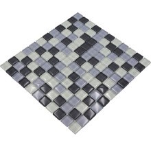 Glasmosaik med fyrkantiga element