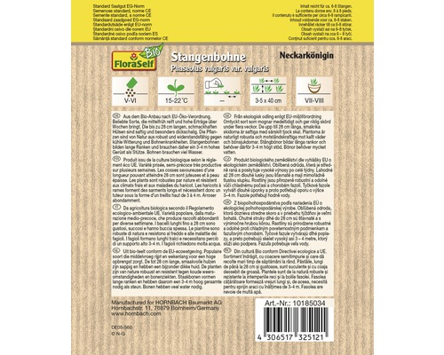 Fröförpackning störböna Neckarkönigin