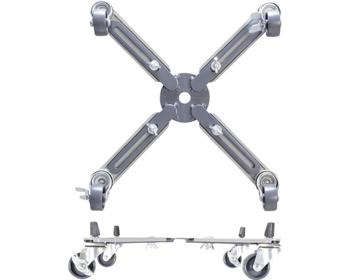 Universellt chassi med hjul för verkstadsutrustning