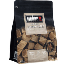 Förpackning med Weber tändkuber, naturliga tändare