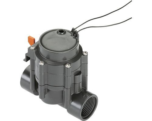 Bevattningsventil av plast med kabelanslutning