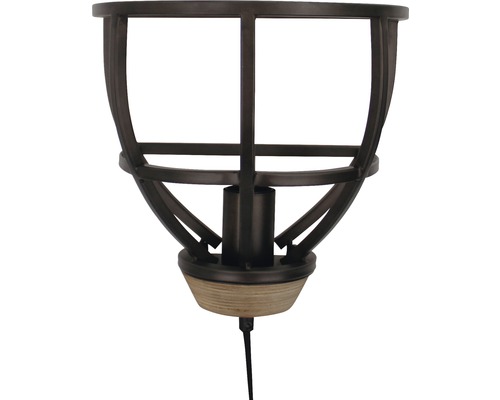 Trädgårdslampa av metall med jordspett