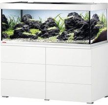 Akvariekombination med underskåp och inredning