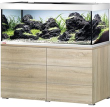 Akvariumkombination med underskåp och interiör