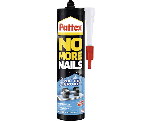 Monteringslim PATTEX No More Nails vattentät 280ml