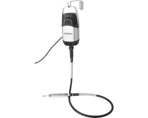 Dremel logotyp med flexibel axel och verktygshållare