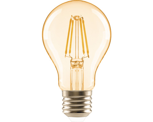 Normallampa FLAIR LED A60 E27 4W(33W) 380lm 2000K varmvit amber