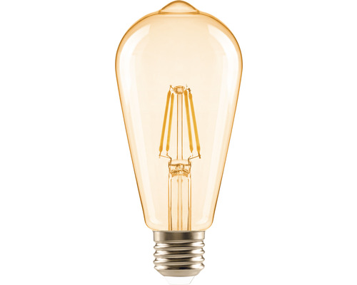 Edisonlampa FLAIR LED ST64 E27 4W(33W) 380lm 2000K varmvit amber