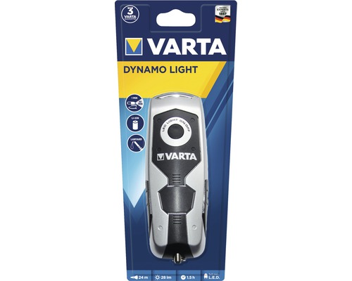 Varta Dynamo Light ficklampa i förpackning