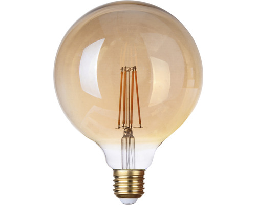 Globlampa FLAIR LED G120 E27 7,5W(60W) 806lm 2000K varmvit amber Dekorativ LED-lampa med E27-sockel
