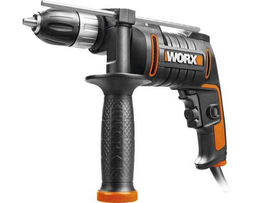 Elektrisk slagborrmaskin från Worx med extra handtag