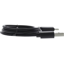 Laddnings- + datakabel USB/USB-C 100 cm svart-thumb-3