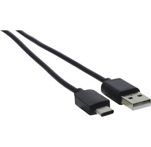 Laddnings- + datakabel USB/USB-C 100 cm svart-thumb-4