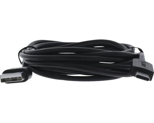 Svart USB-A till USB-C-kabel