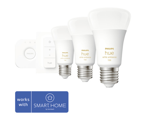 Philips Hue lampa, brygga och dimmer set