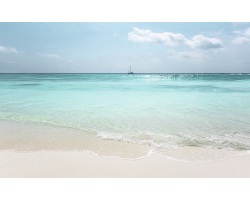 Fototapet KOMAR Pure Azur Ocean strand hav 4 delar 400x250cm PSH097-VD4