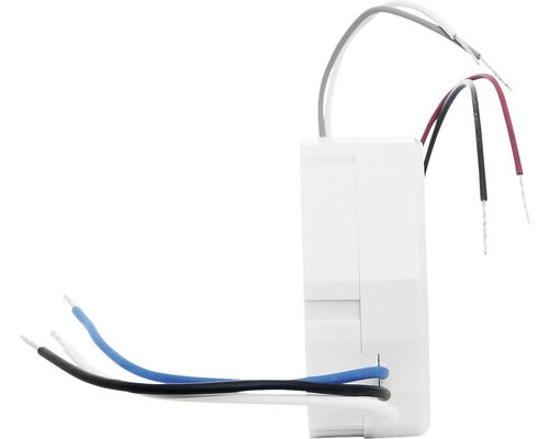 Vit rörelsedetektor med kablar