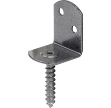 Staketbeslag ALBERTS DURAVIS® L-form 30x38x2,0mm förzinkad/svart