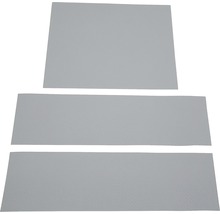 Tre stycken isoleringsfilt för ljud- och värmeisolering