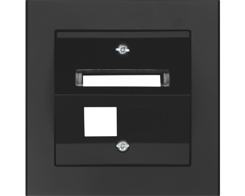 MALMBERGS Centrumplatta keystone vinklad 1-vägs svart