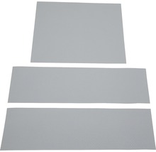 Tre absorberande cellulosa mattor för ljudisolering