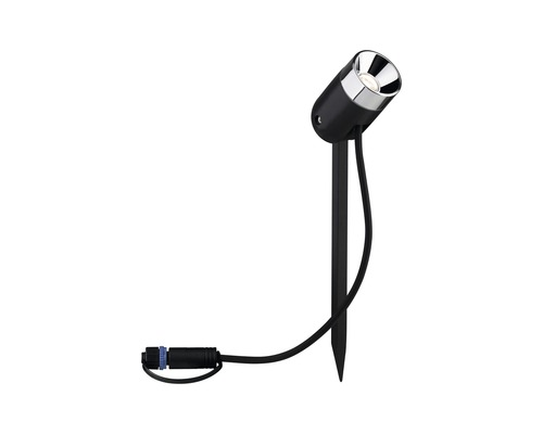 Trädgårdsspotlight med markspett och kabel