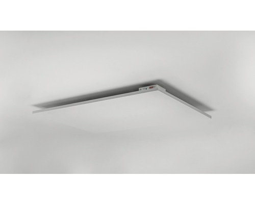 Platt takvärme för montering i taket