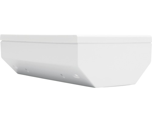 Vitt skyddshölje av plast