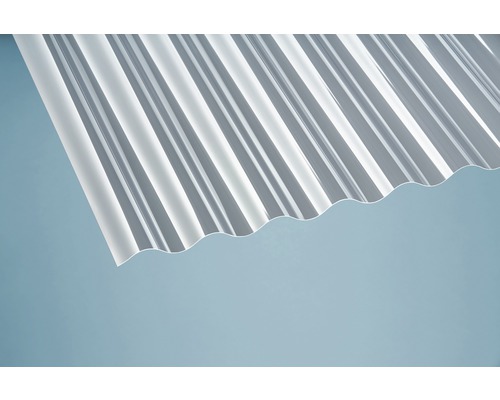 Trapetsplåt av plast