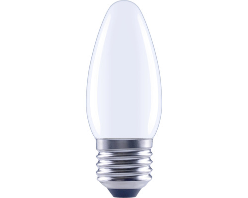 Kronljus FLAIR LED C35 E27 2,2W(25W) 250lm 6500K neutralvit dimbar matt Ljusstake med E27-sockel
