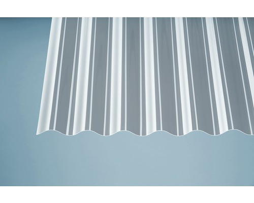 Trapezplåt av plast