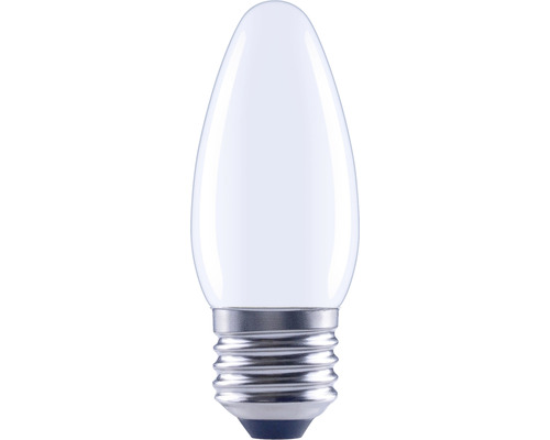 Kronljus FLAIR LED C35 E27 4W(40W) 470lm 6500K neutralvit dimbar matt Ljusstake med E27-sockel
