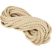 Flätat rep av naturfiber