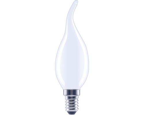 Kronljus FLAIR LED CL35 E14 4W(40W) 470lm 6500K dagsljusvit dimbar matt böjd topp E14 LED-lampa i droppform